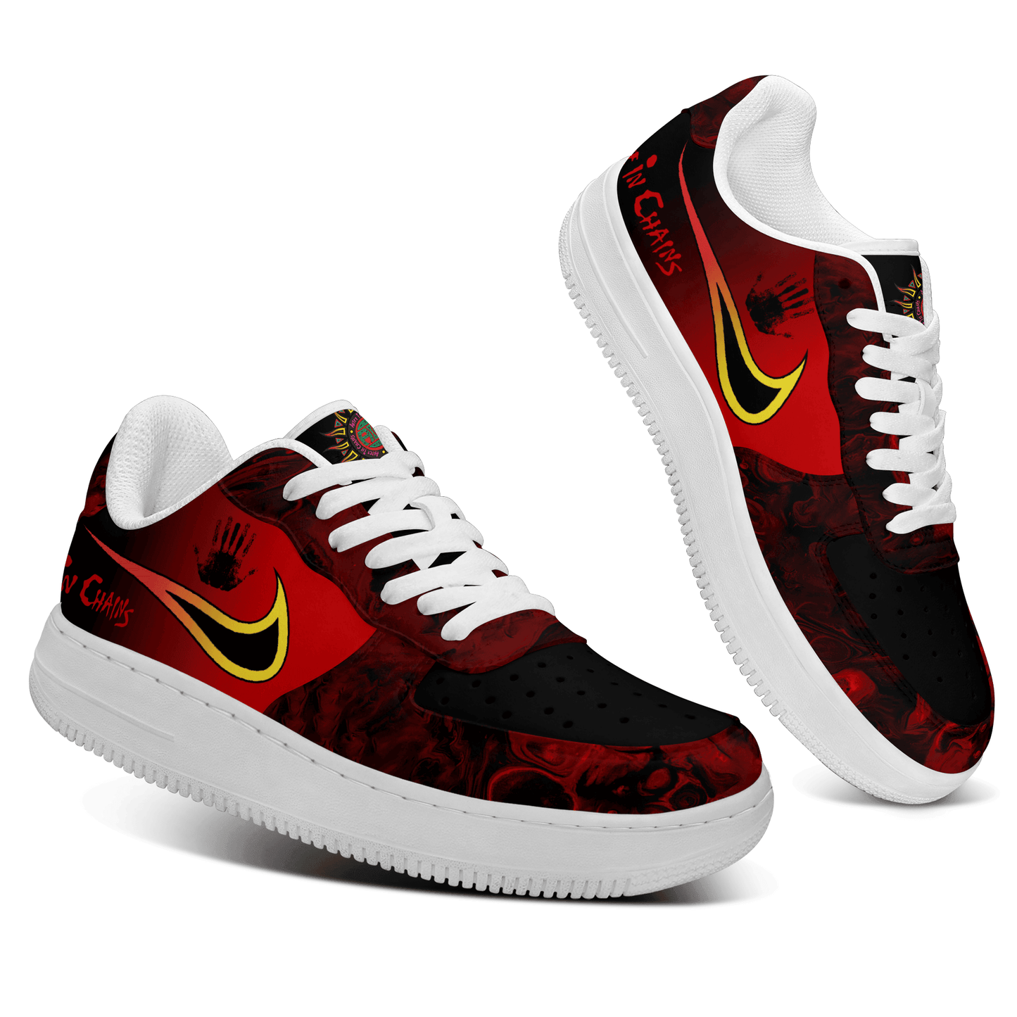 Ideafootwear Alice In Chains Air Low-Top Sneakers Shoes For Men And Women
