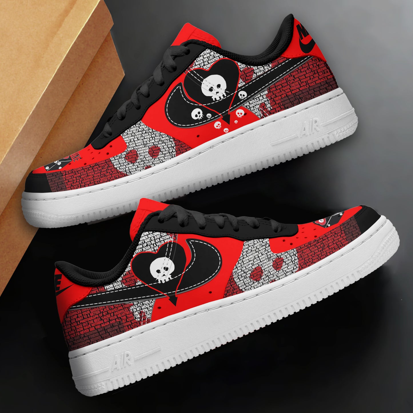 Ideafootwear Alkaline Trio Air Low-Top Sneakers Shoes For Men And Women