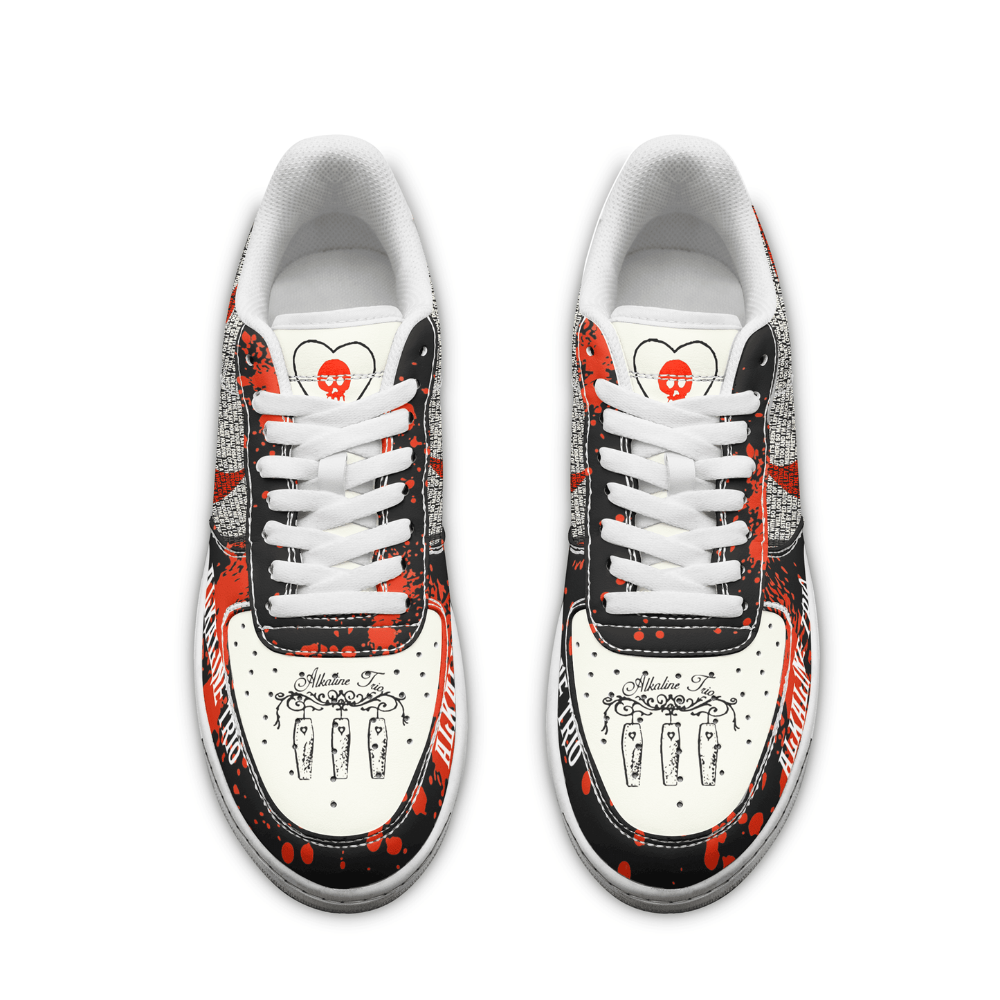 Ideafootwear Alkaline Trio Air Low-Top Sneakers Shoes For Men And Women
