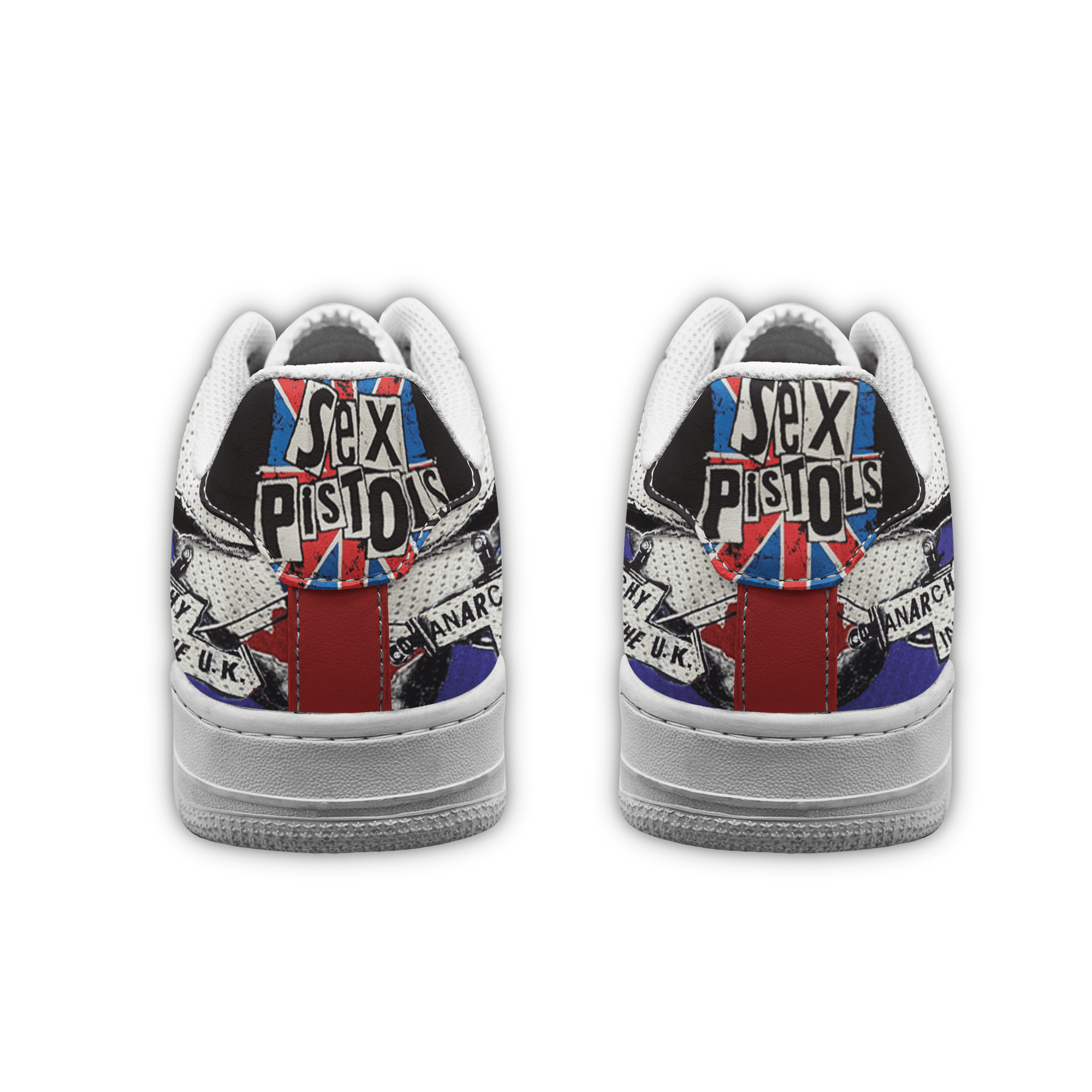 Ideafootwear Anarchy in the U.K. Air Low-Top Sneakers Shoes For Men And Women