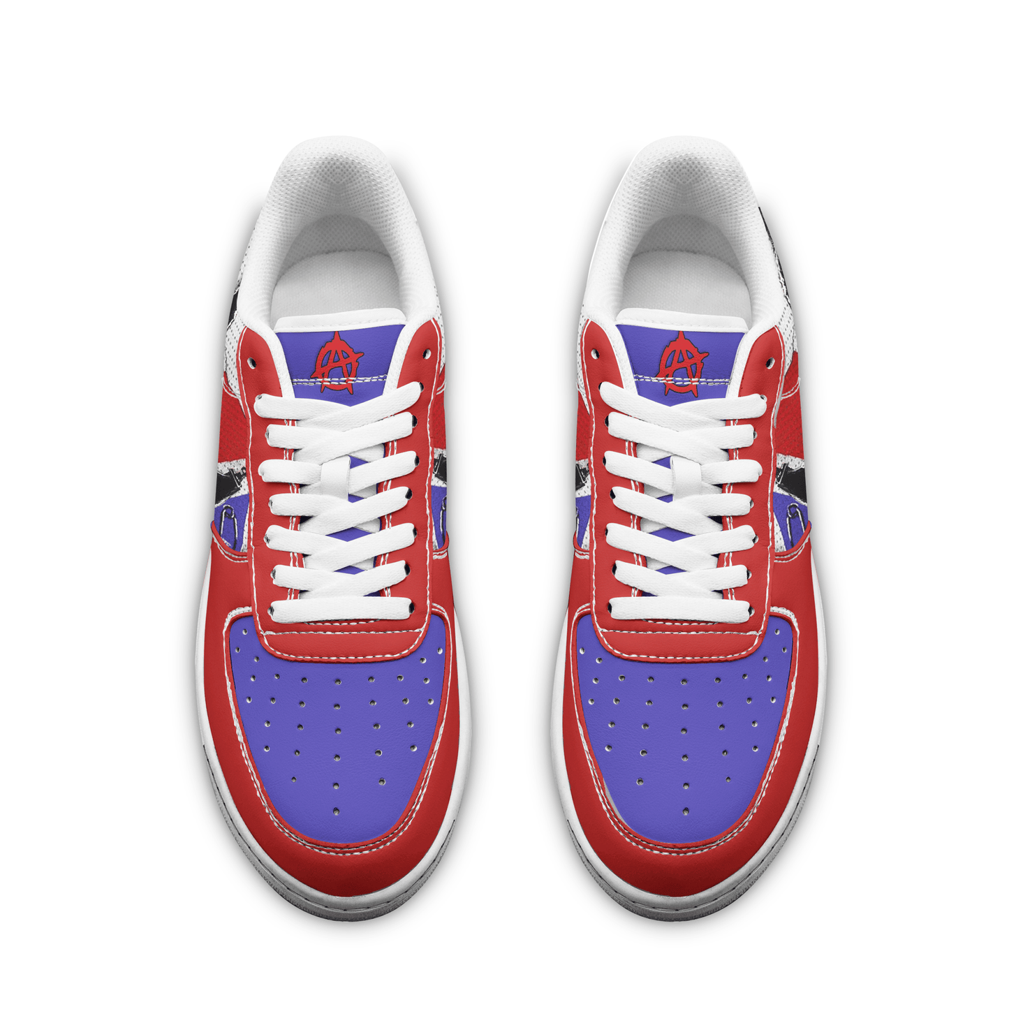 Ideafootwear Anarchy in the U.K. Air Low-Top Sneakers Shoes For Men And Women