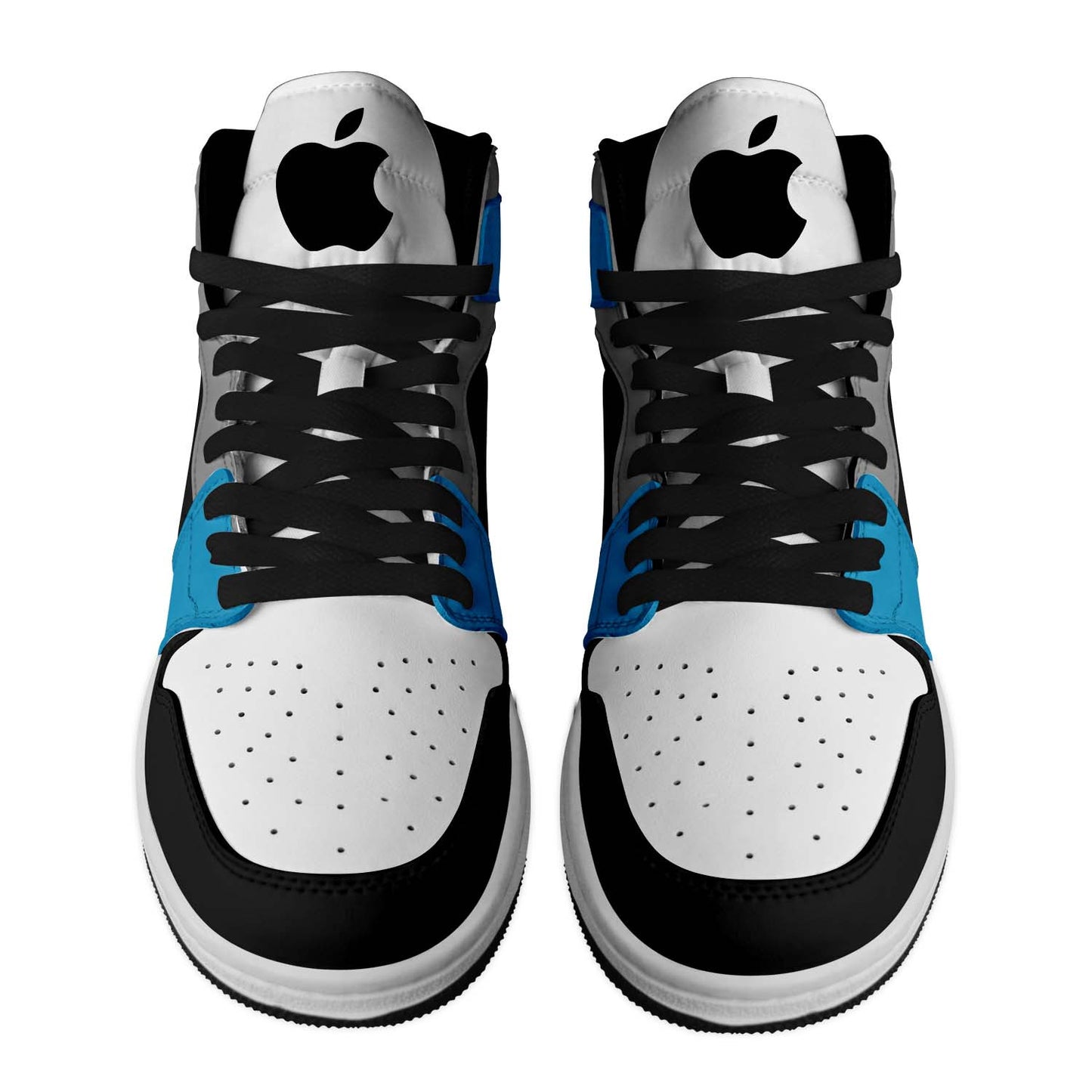 Ideafootwear Apple Think Different AJ1 High Sneakers Shoes For Men And Women