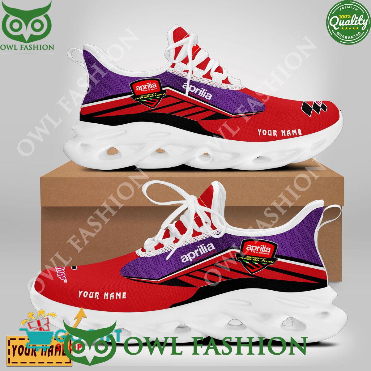 Ideafootwear Aprilia Racing Max Soul Shoes Sneakers For Men And Women