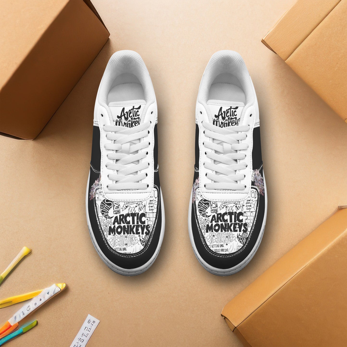 Ideafootwear Arctic Monkeys Air Low-Top Sneakers Shoes For Men And Women
