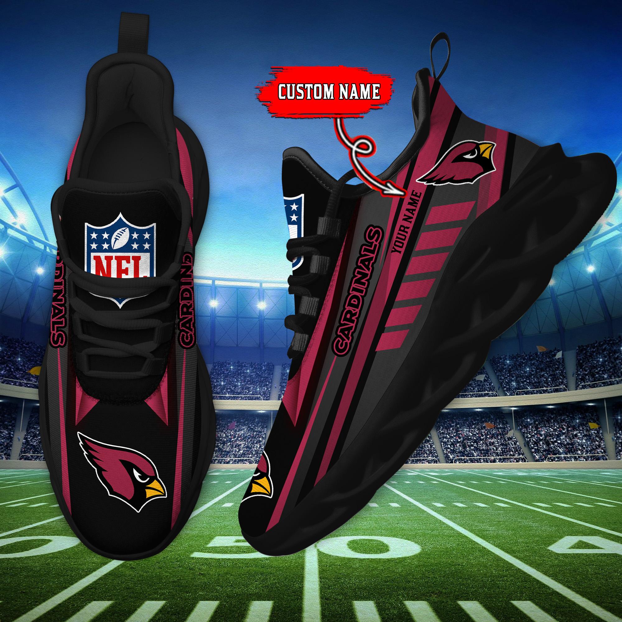 Ideafootwear Arizona Cardinals Max Soul Shoes Sneakers For Men And Women