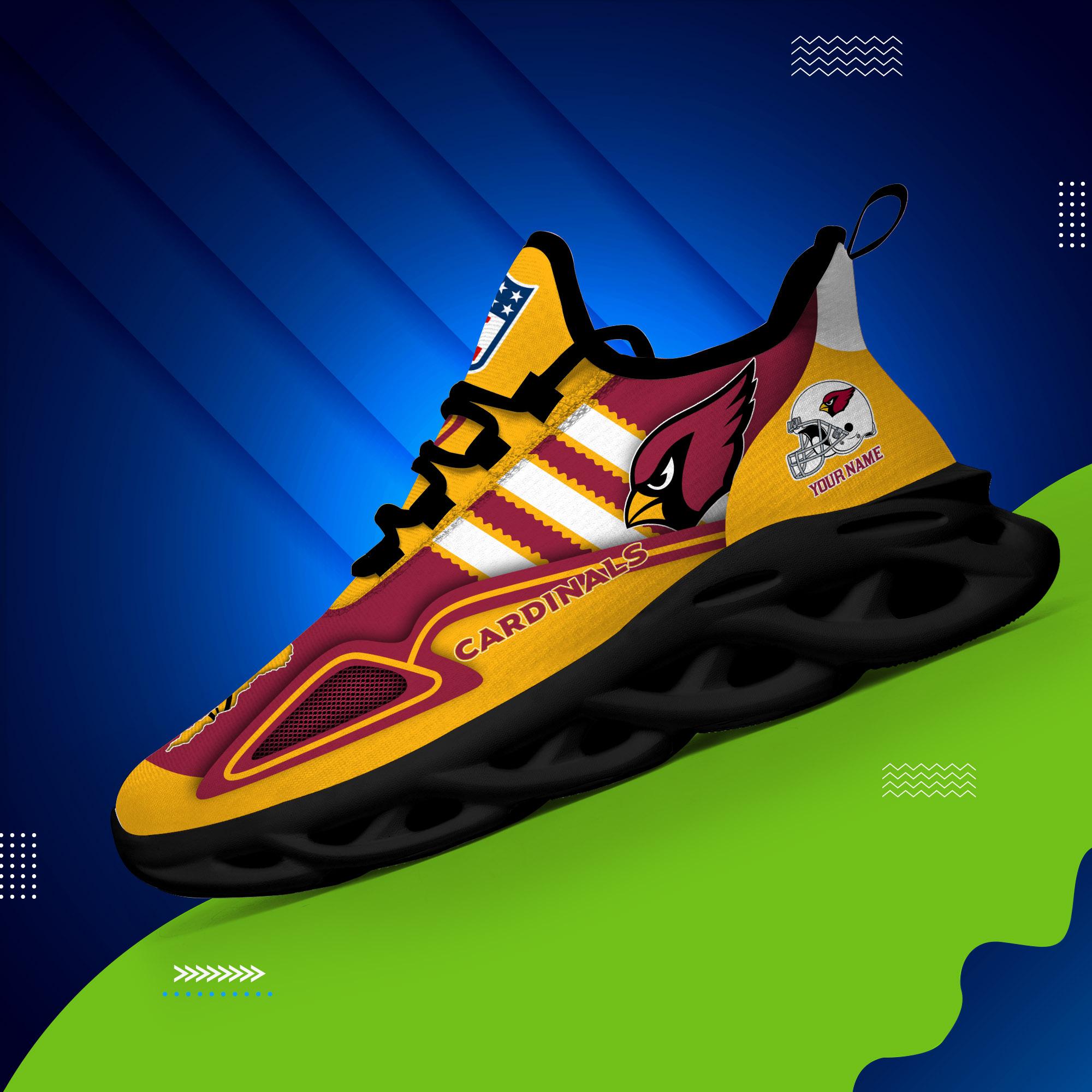 Ideafootwear Arizona Cardinals Max Soul Shoes Sneakers For Men And Women