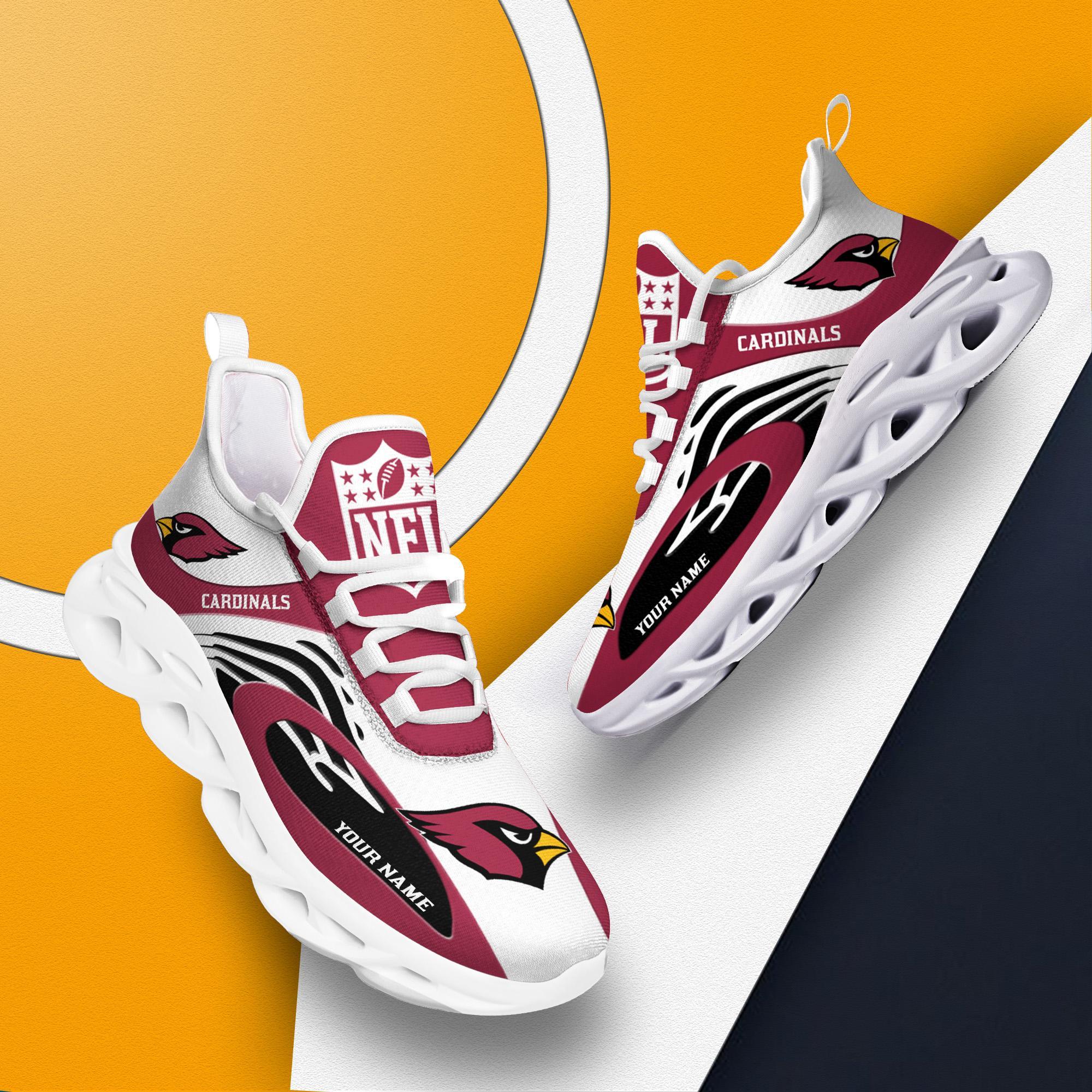 Ideafootwear Arizona Cardinals Max Soul Shoes Sneakers For Men And Women