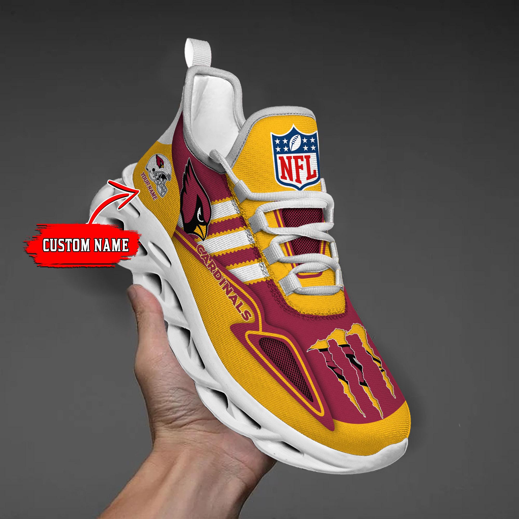 Ideafootwear Arizona Cardinals Max Soul Shoes Sneakers For Men And Women