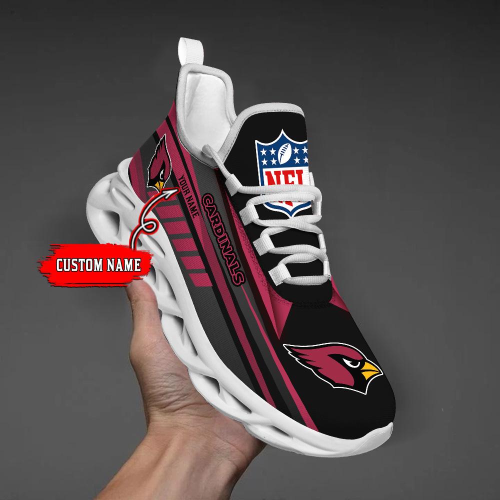 Ideafootwear Arizona Cardinals Max Soul Shoes Sneakers For Men And Women