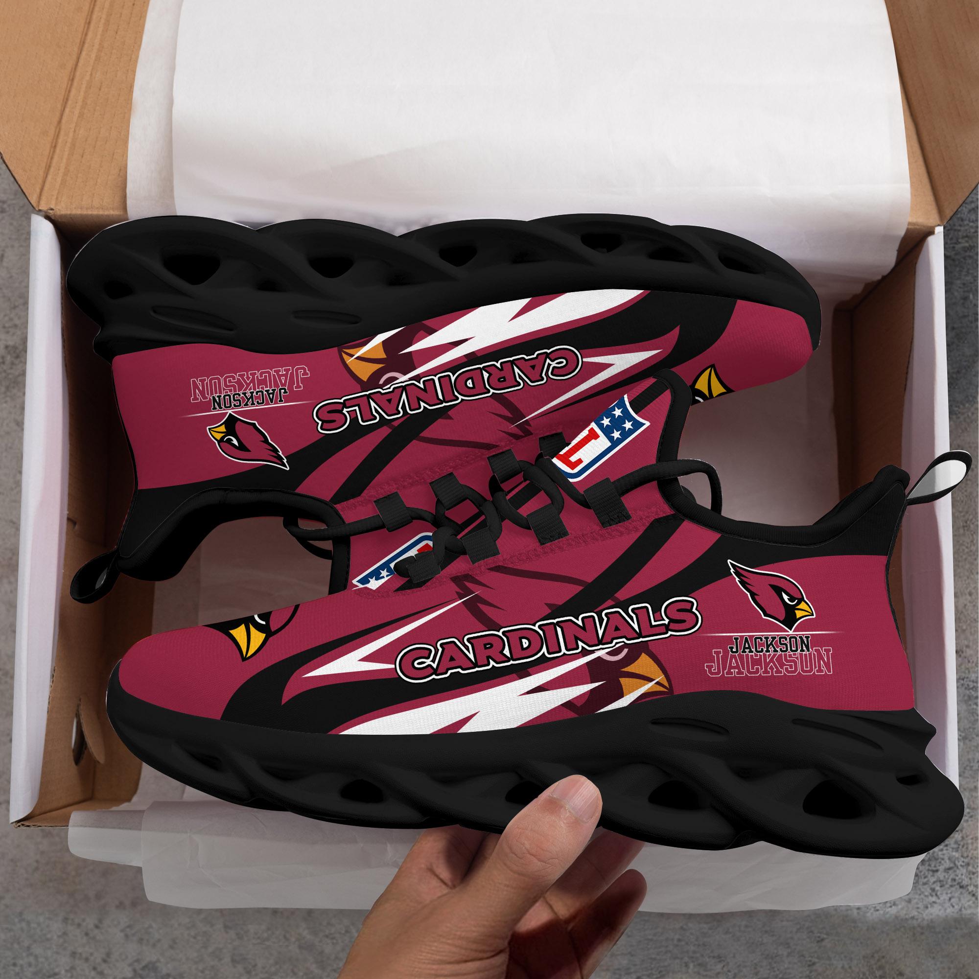 Ideafootwear Arizona Cardinals Max Soul Shoes Sneakers For Men And Women