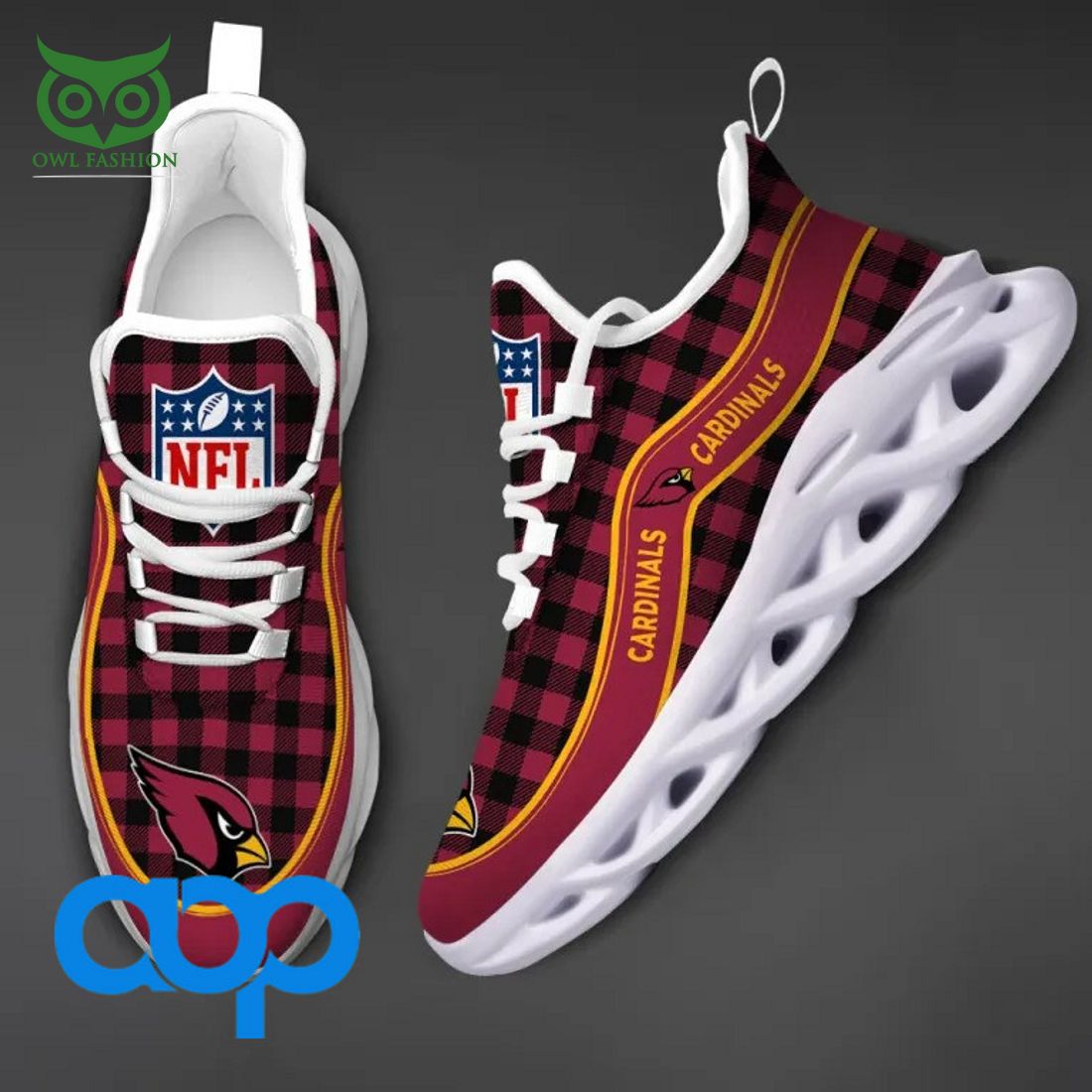 Ideafootwear Arizona Cardinals Max Soul Shoes Sneakers For Men And Women