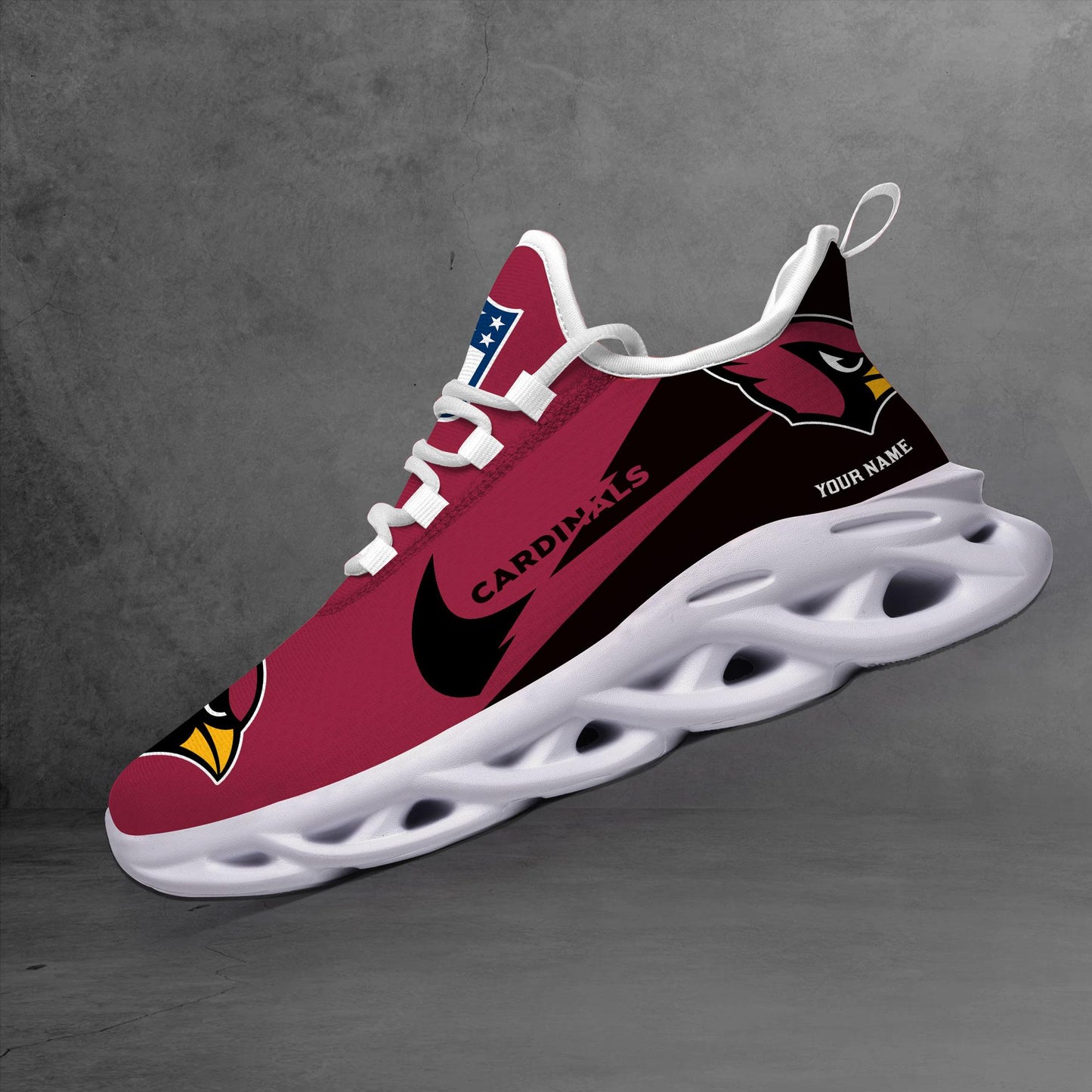 Ideafootwear Arizona Cardinals Max Soul Shoes Sneakers For Men And Women