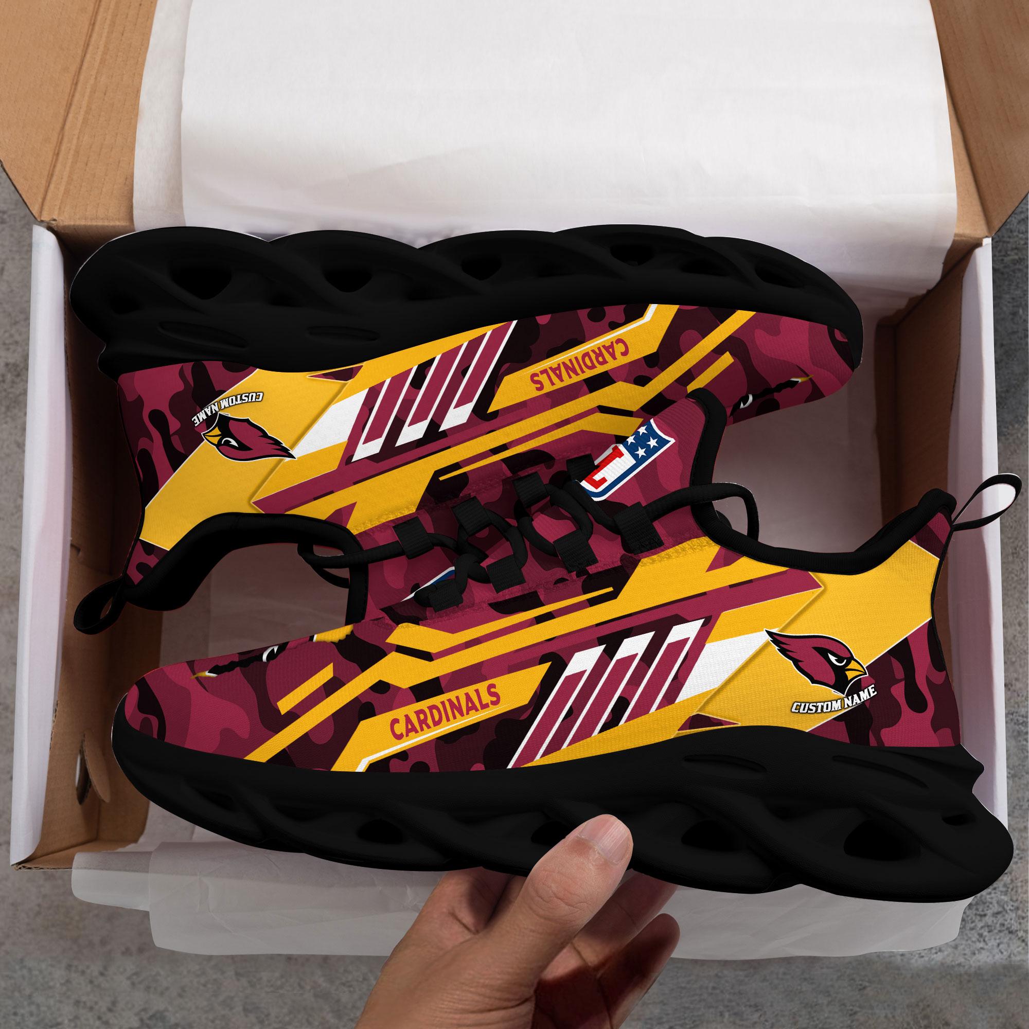 Ideafootwear Arizona Cardinals Max Soul Shoes Sneakers For Men And Women