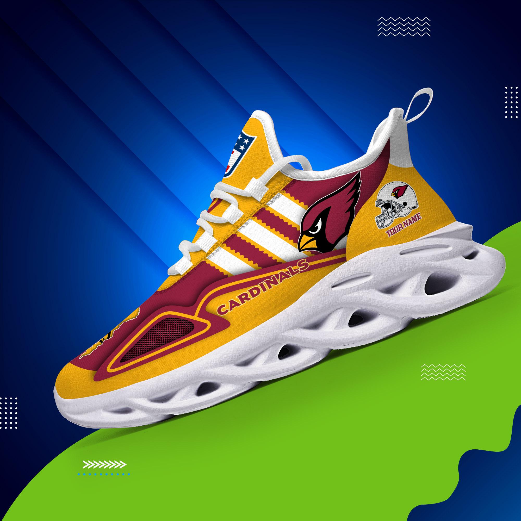 Ideafootwear Arizona Cardinals Max Soul Shoes Sneakers For Men And Women