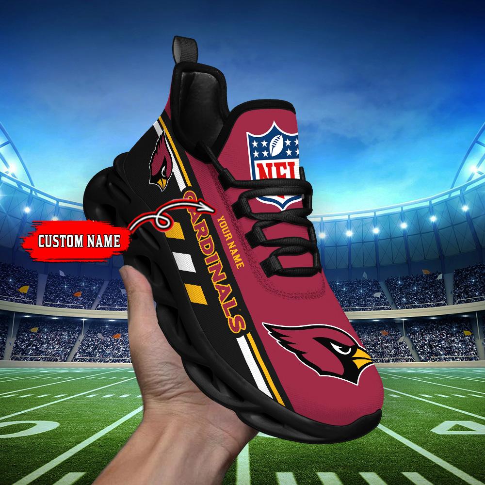 Ideafootwear Arizona Cardinals Max Soul Shoes Sneakers For Men And Women