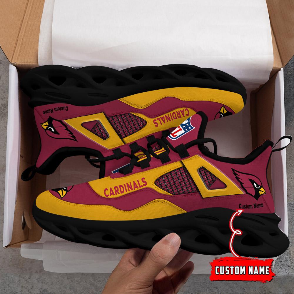 Ideafootwear Arizona Cardinals Max Soul Shoes Sneakers For Men And Women