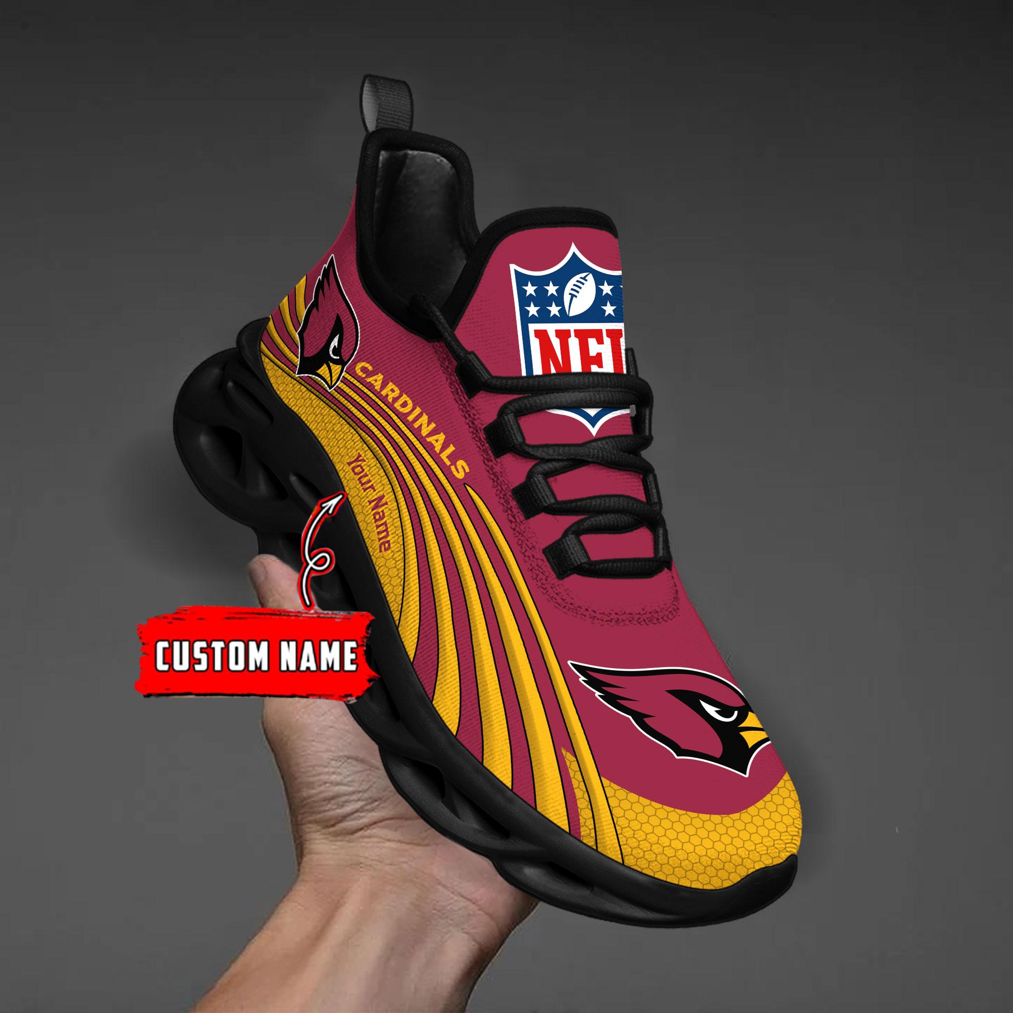 Ideafootwear Arizona Cardinals Max Soul Shoes Sneakers For Men And Women