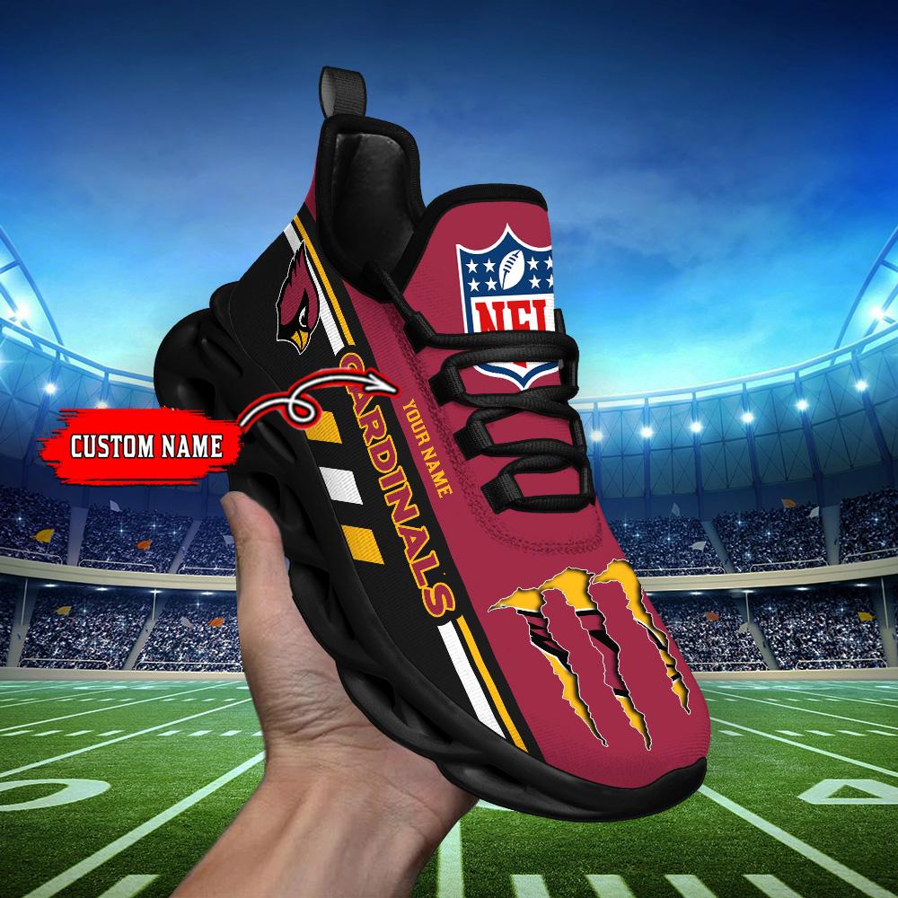 Ideafootwear Arizona Cardinals Max Soul Shoes Sneakers For Men And Women