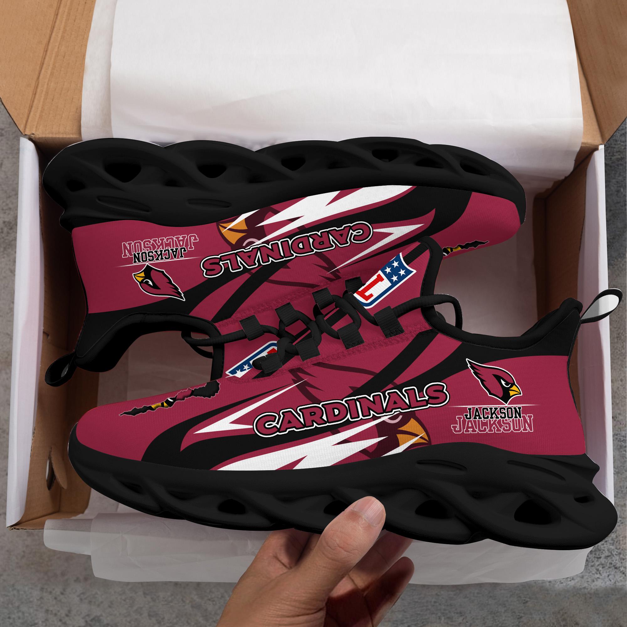 Ideafootwear Arizona Cardinals Max Soul Shoes Sneakers For Men And Women
