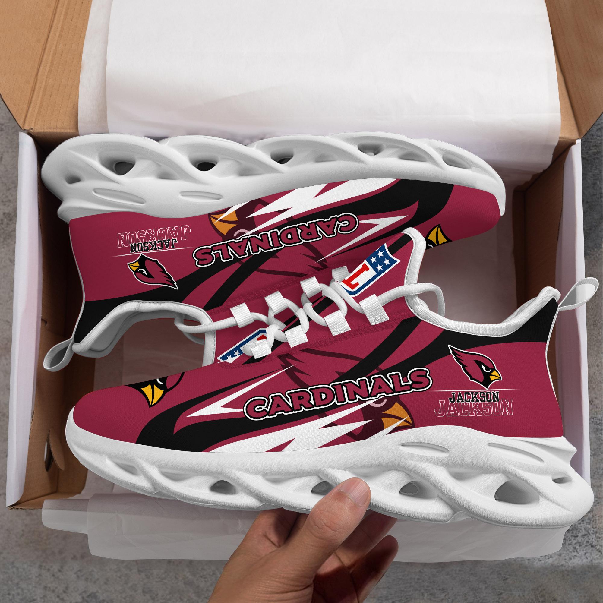 Ideafootwear Arizona Cardinals Max Soul Shoes Sneakers For Men And Women