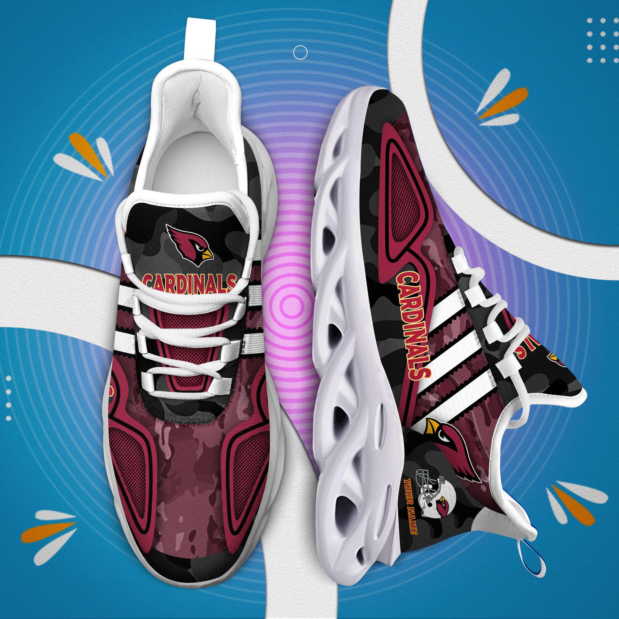 Ideafootwear Arizona Cardinals Max Soul Shoes Sneakers For Men And Women