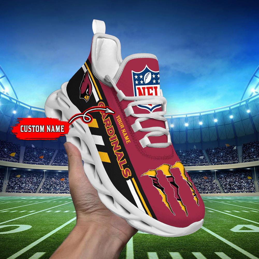 Ideafootwear Arizona Cardinals Max Soul Shoes Sneakers For Men And Women