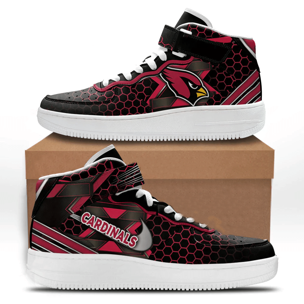 Ideafootwear Arizona Cardinals NFL Air Low-Top Sneakers Shoes For Men And Women