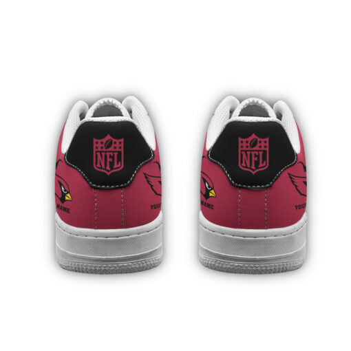 Ideafootwear Arizona Cardinals NFL Air Low-Top Sneakers Shoes For Men And Women