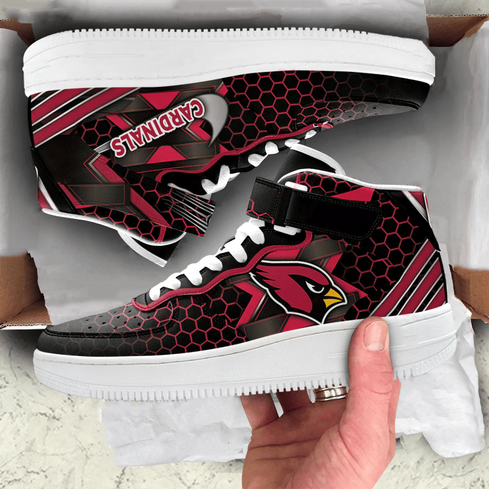 Ideafootwear Arizona Cardinals NFL Air Low-Top Sneakers Shoes For Men And Women