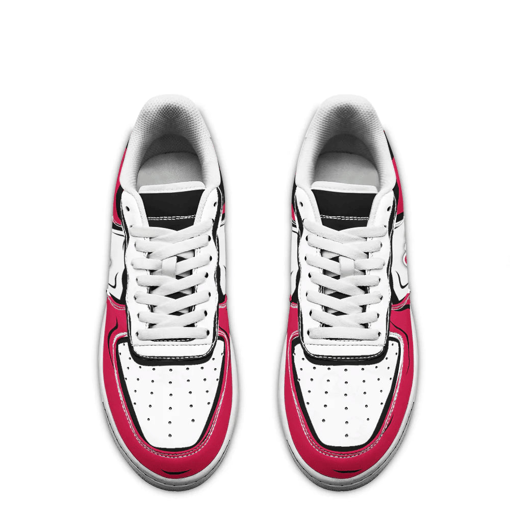 Ideafootwear Arizona Cardinals NFL Air Low-Top Sneakers Shoes For Men And Women