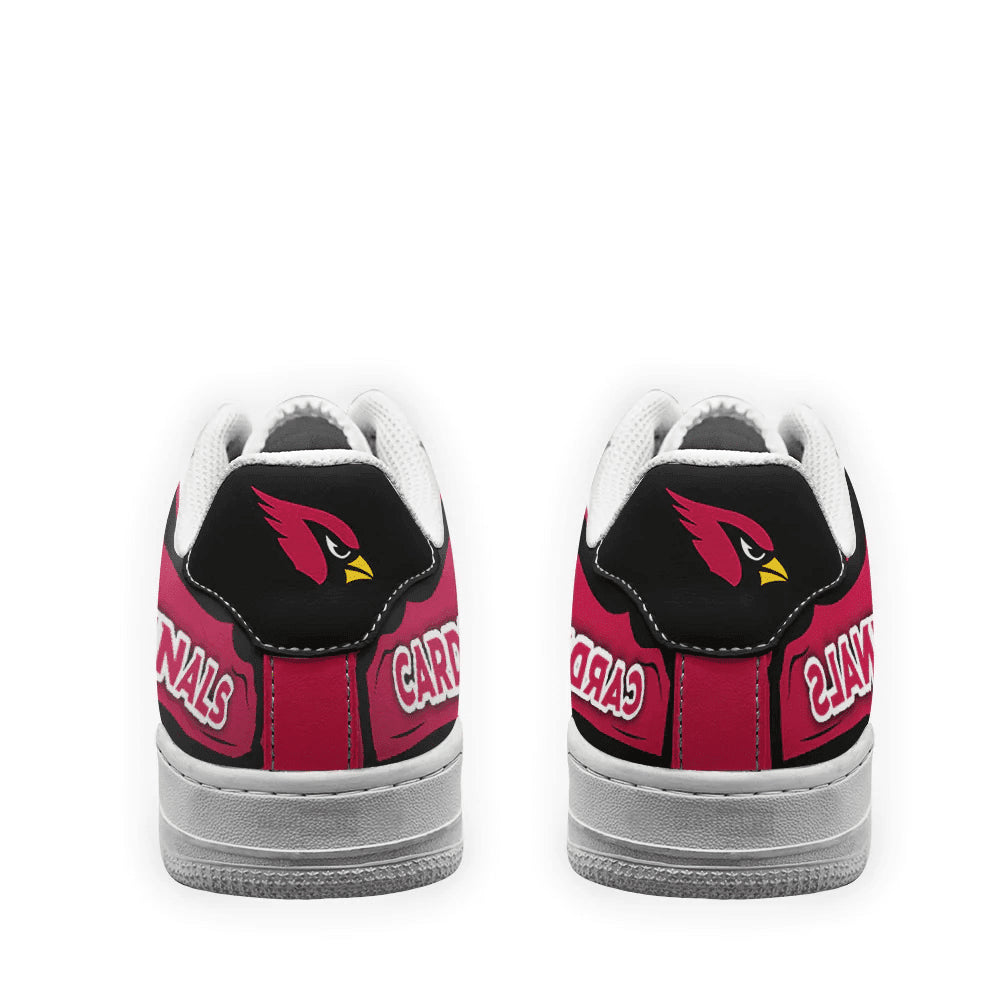 Ideafootwear Arizona Cardinals NFL Air Low-Top Sneakers Shoes For Men And Women