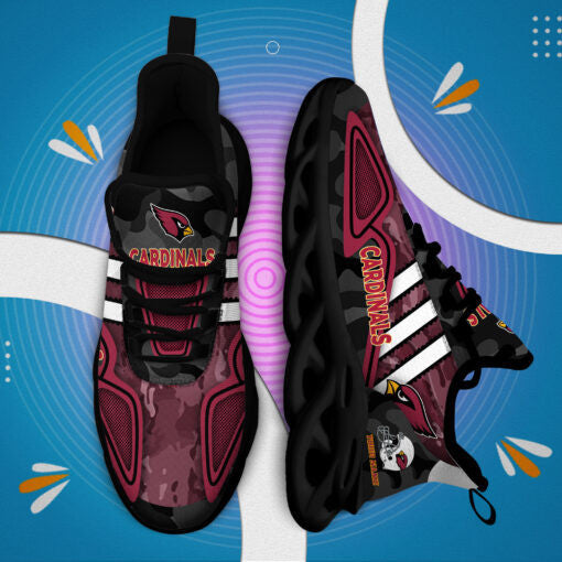 Ideafootwear Arizona Cardinals NFL Max Soul Shoes Sneakers For Men And Women