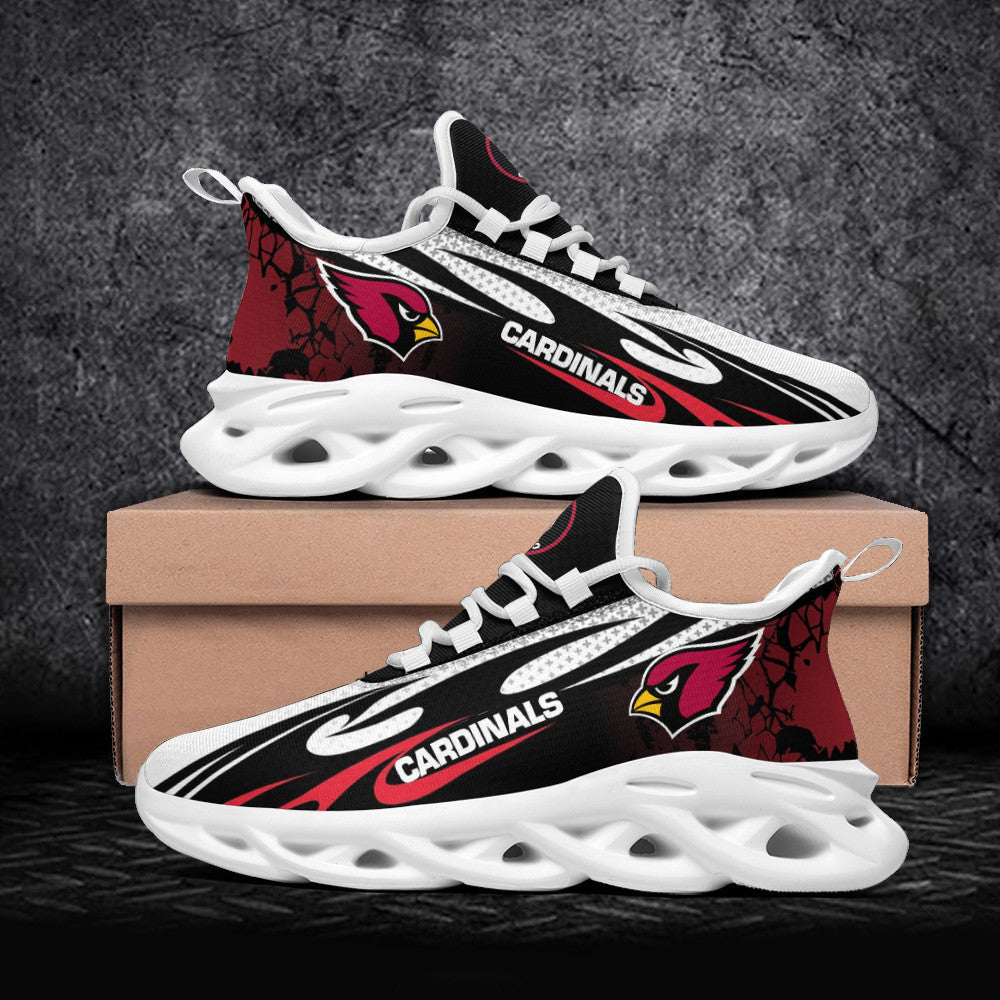 Ideafootwear Arizona Cardinals NFL Max Soul Shoes Sneakers For Men And Women
