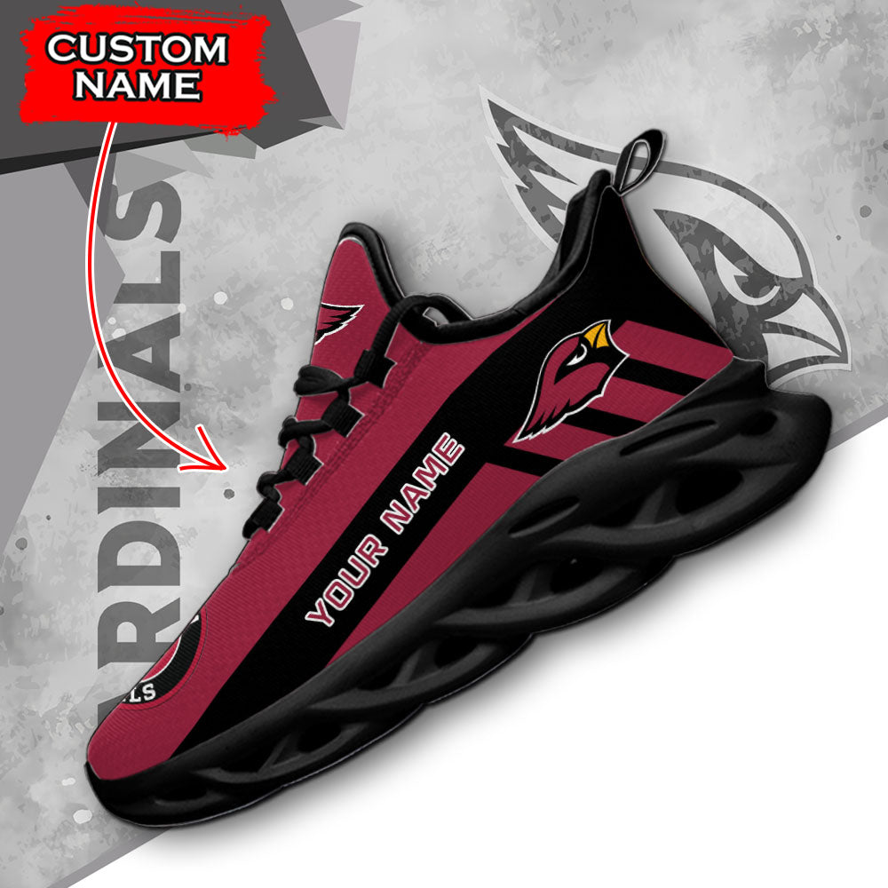 Ideafootwear Arizona Cardinals NFL Max Soul Shoes Sneakers For Men And Women