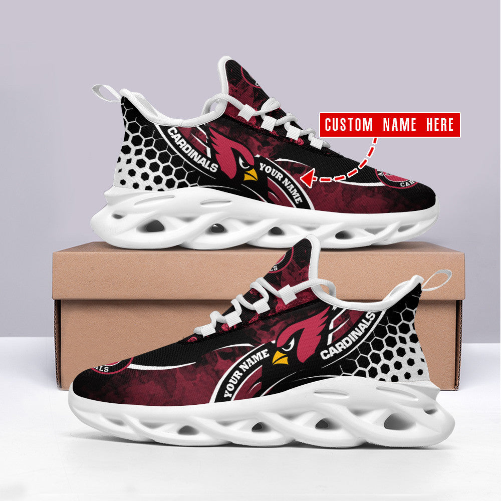 Ideafootwear Arizona Cardinals NFL Max Soul Shoes Sneakers For Men And Women