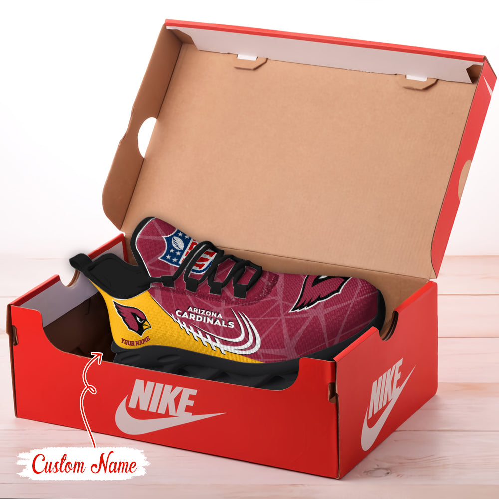 Ideafootwear Arizona Cardinals NFL Max Soul Shoes Sneakers For Men And Women