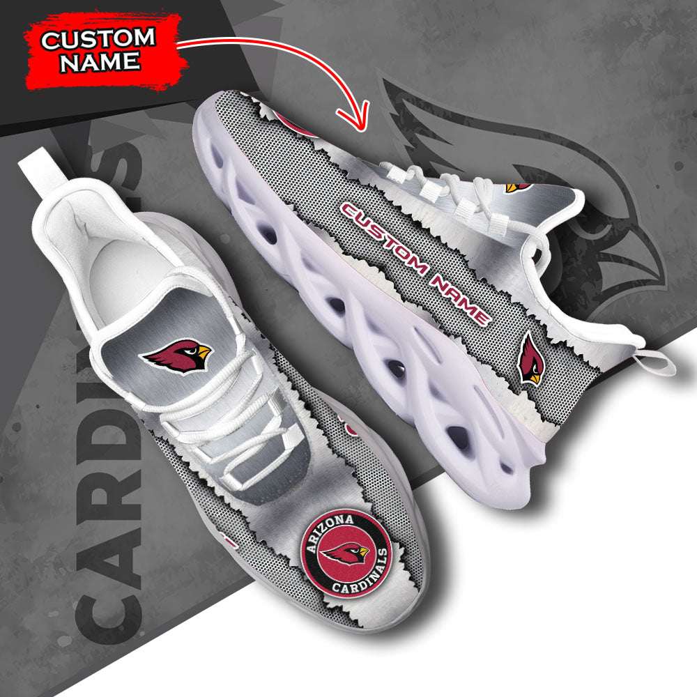 Ideafootwear Arizona Cardinals NFL Max Soul Shoes Sneakers For Men And Women