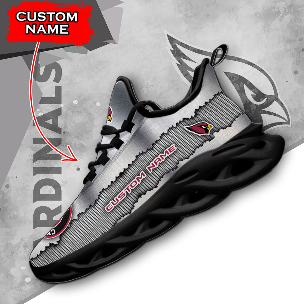Ideafootwear Arizona Cardinals NFL Max Soul Shoes Sneakers For Men And Women