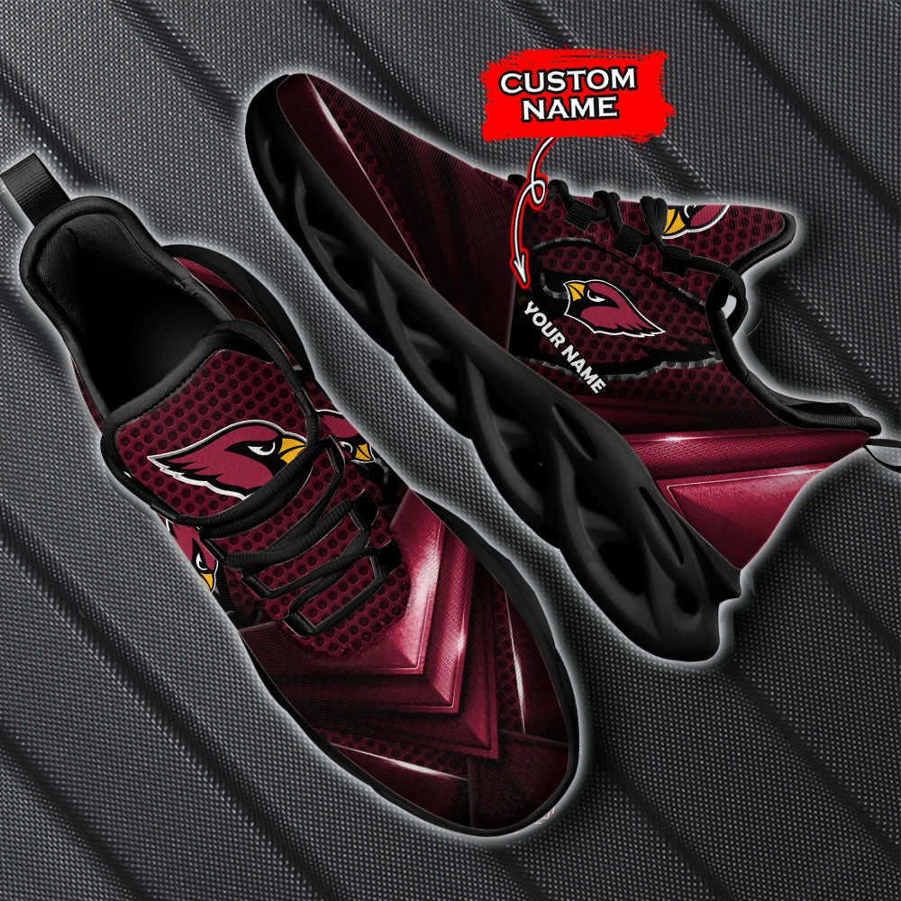 Ideafootwear Arizona Cardinals NFL Max Soul Shoes Sneakers For Men And Women