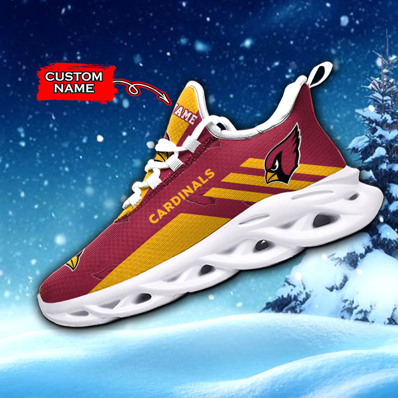 Ideafootwear Arizona Cardinals NFL Max Soul Shoes Sneakers For Men And Women