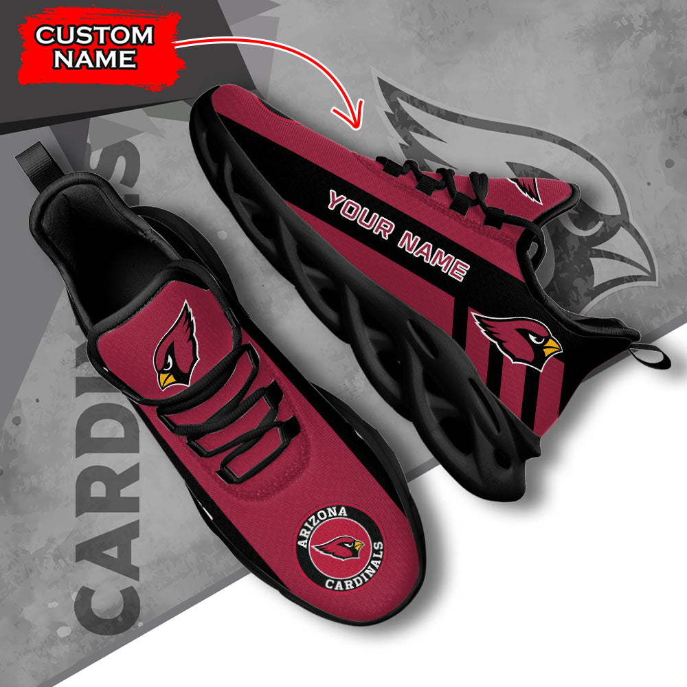 Ideafootwear Arizona Cardinals NFL Max Soul Shoes Sneakers For Men And Women