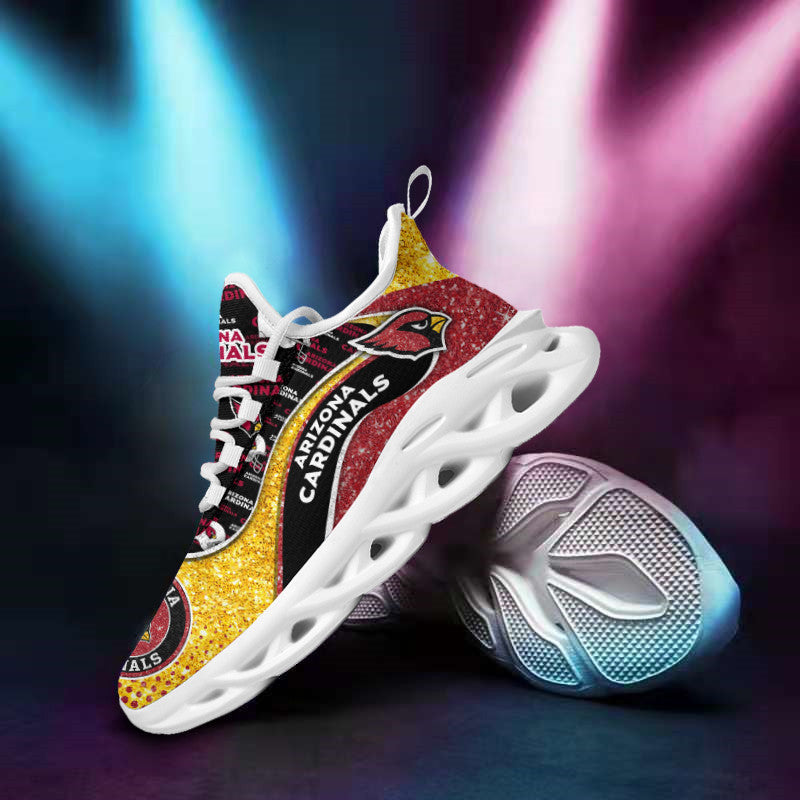 Ideafootwear Arizona Cardinals NFL Max Soul Shoes Sneakers For Men And Women
