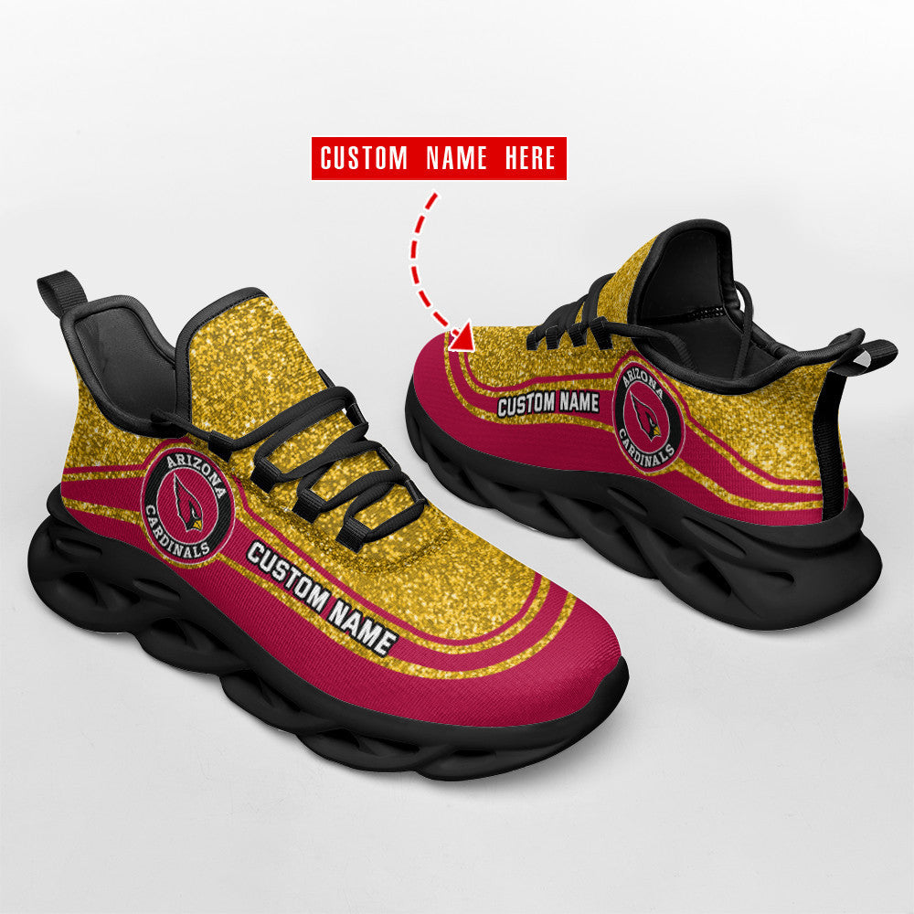 Ideafootwear Arizona Cardinals NFL Max Soul Shoes Sneakers For Men And Women
