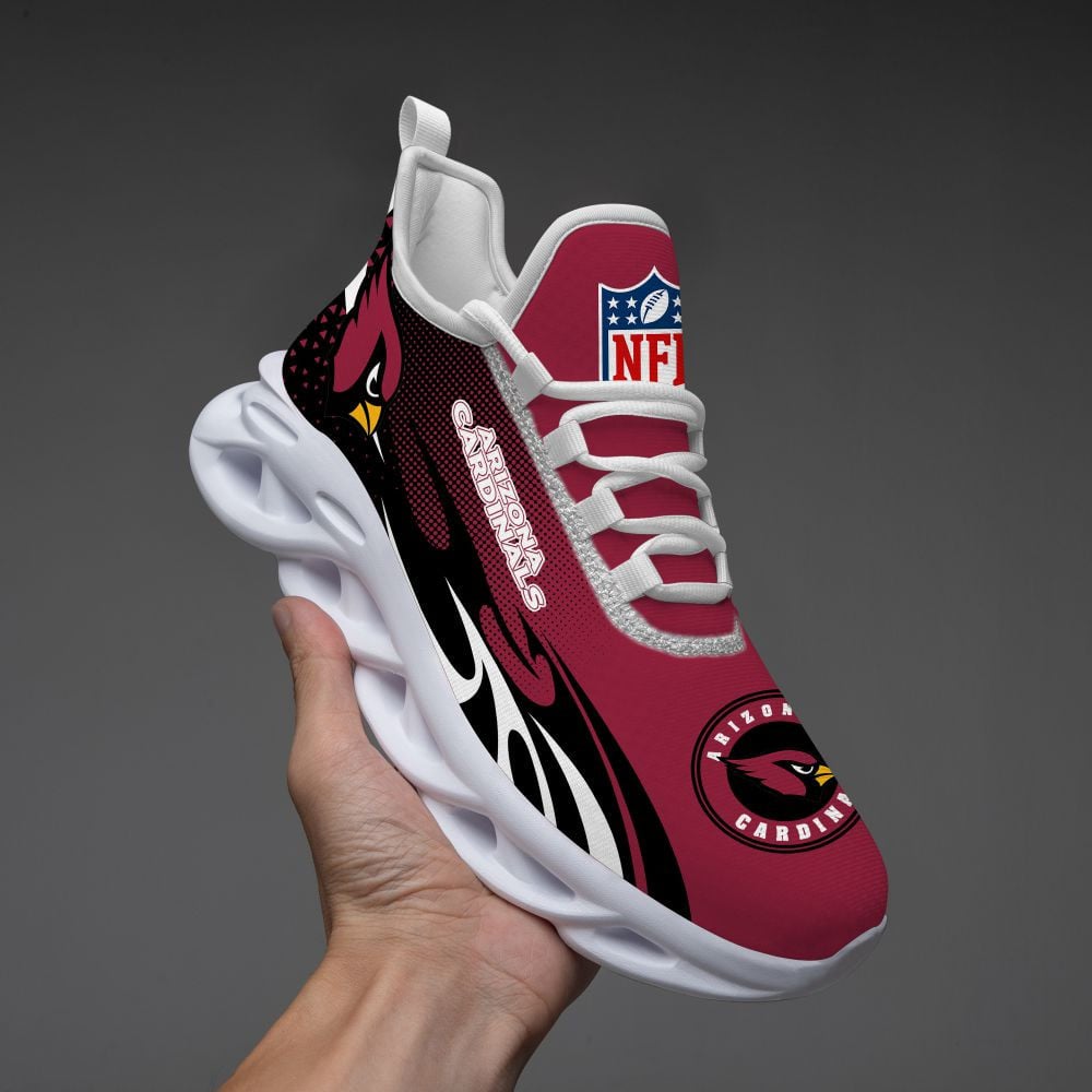 Ideafootwear Arizona Cardinals NFL Max Soul Shoes Sneakers For Men And Women