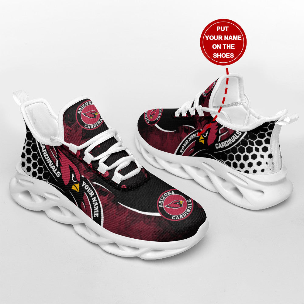 Ideafootwear Arizona Cardinals NFL Max Soul Shoes Sneakers For Men And Women