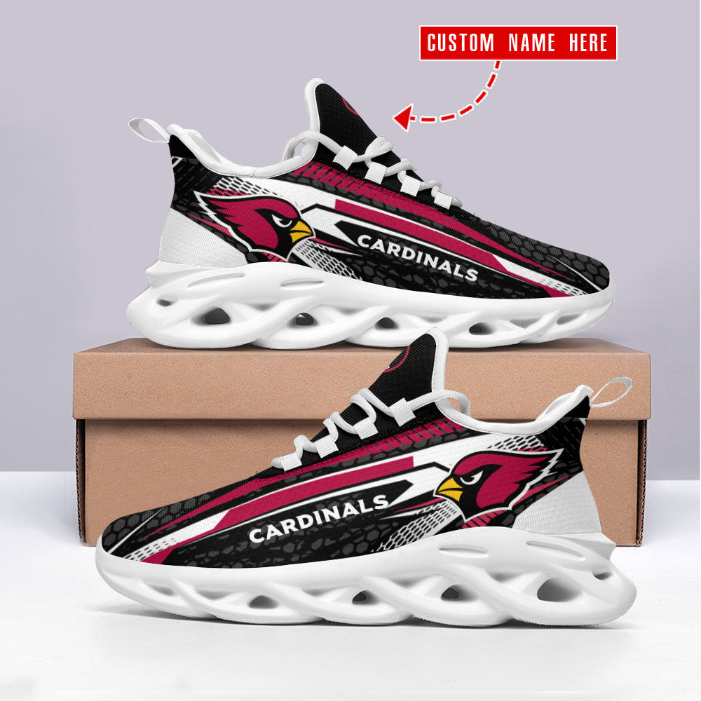 Ideafootwear Arizona Cardinals NFL Max Soul Shoes Sneakers For Men And Women