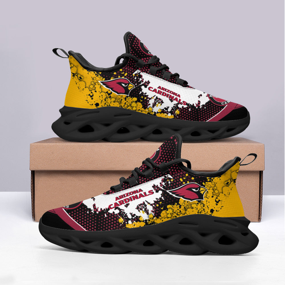 Ideafootwear Arizona Cardinals NFL Max Soul Shoes Sneakers For Men And Women