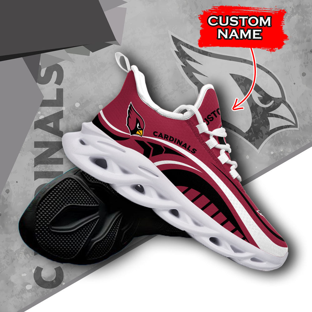 Ideafootwear Arizona Cardinals NFL Max Soul Shoes Sneakers For Men And Women