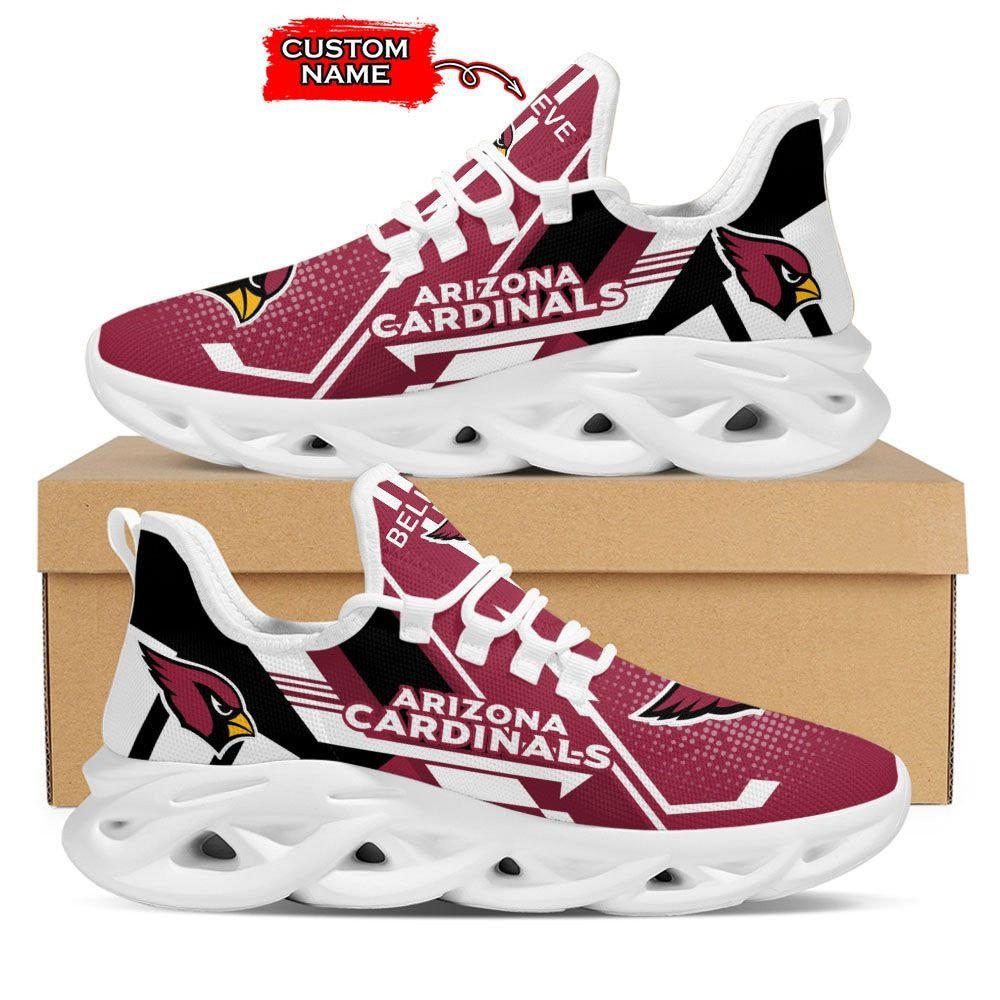 Ideafootwear Arizona Cardinals NFL Max Soul Shoes Sneakers For Men And Women