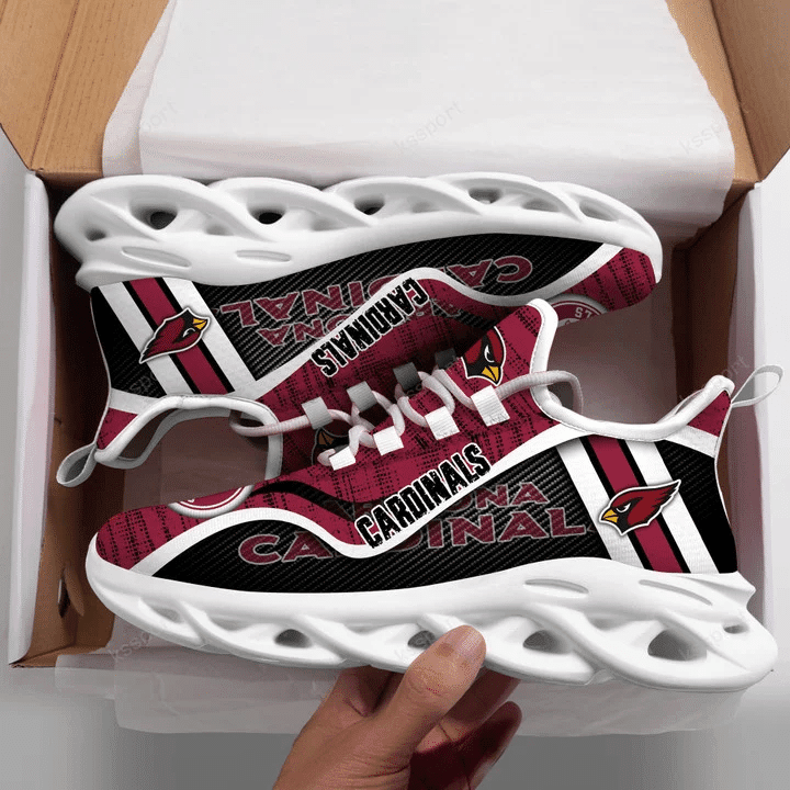 Ideafootwear Arizona Cardinals NFL Max Soul Shoes Sneakers For Men And Women